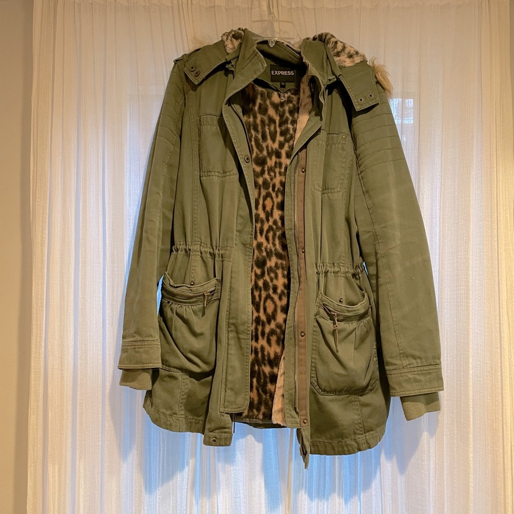 Express Winter Utility Jacket Large - image 2